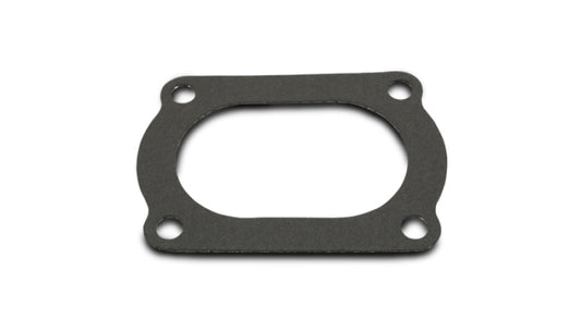Vibrant 4 Bolt Flange Gasket for 4in O.D. Oval tubing (Matches #13177S)