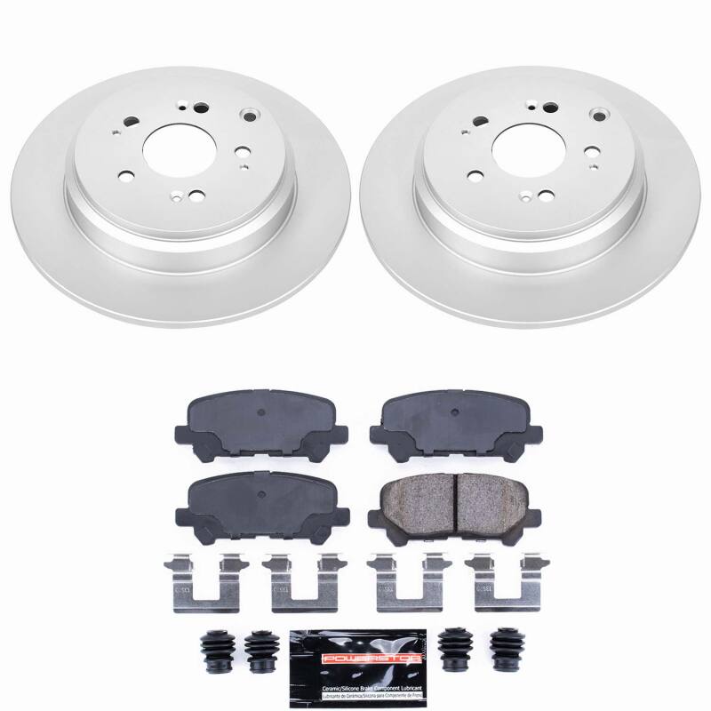Power Stop 07-13 Acura MDX Rear Z23 Coated Brake Kit