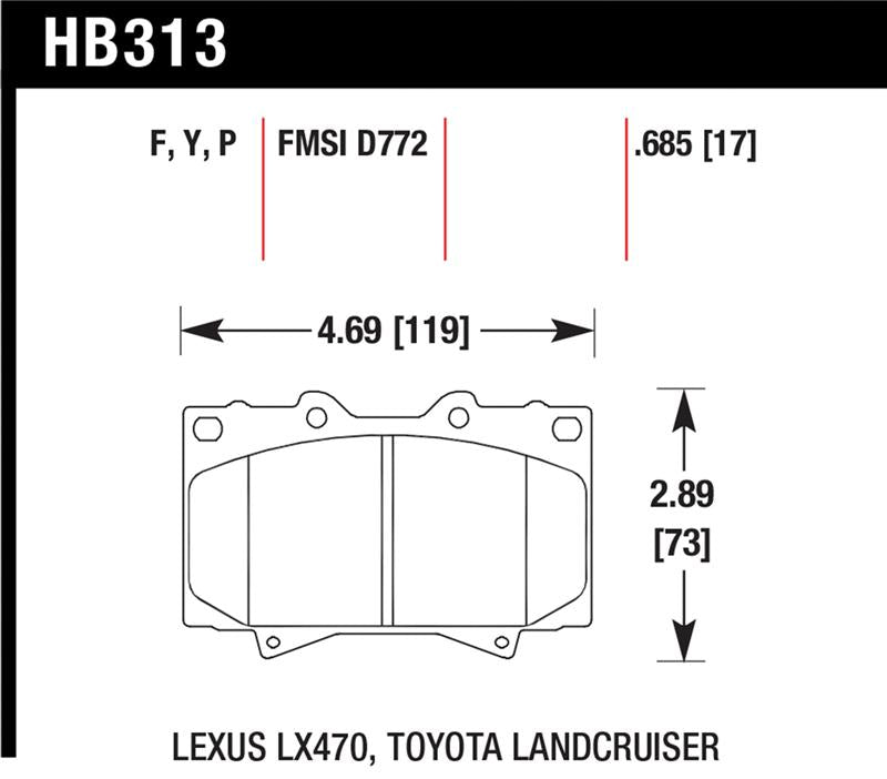 Hawk Super Duty Street Brake Pads