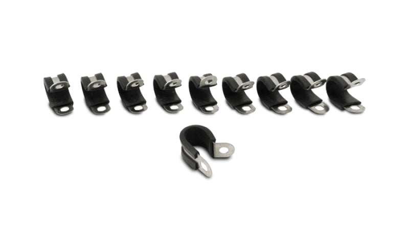 Vibrant Cushion Clamps for 1in (-16AN) Hose - Pack of 10