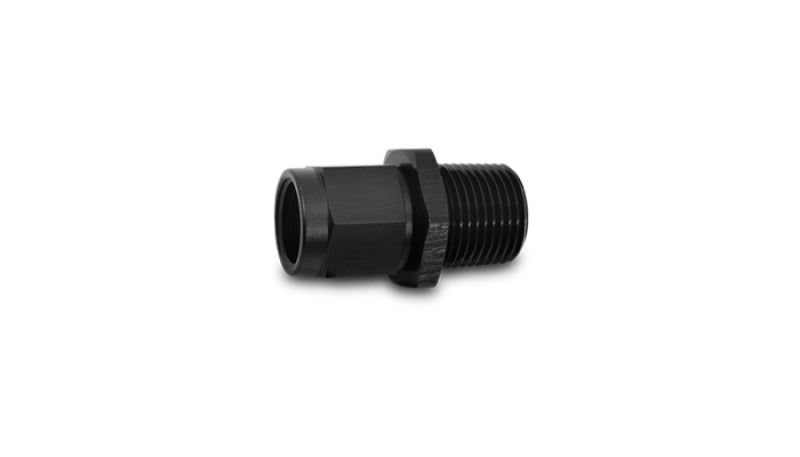 Vibrant -6AN to 3/8in NPT Female Swivel Straight Adapter Fitting