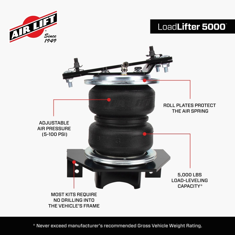 Air Lift LoadLifter 5000 Air Spring Kit for 15-19 Ford F-150 4WD