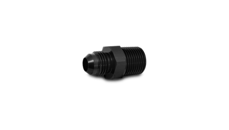 Vibrant -12AN to 3/4in NPT Straight Adapter Fitting - Aluminum