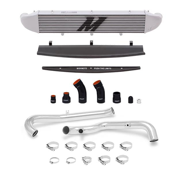 Mishimoto 2014-2016 Ford Fiesta ST 1.6L Front Mount Intercooler (Silver) Kit w/ Pipes (Black)