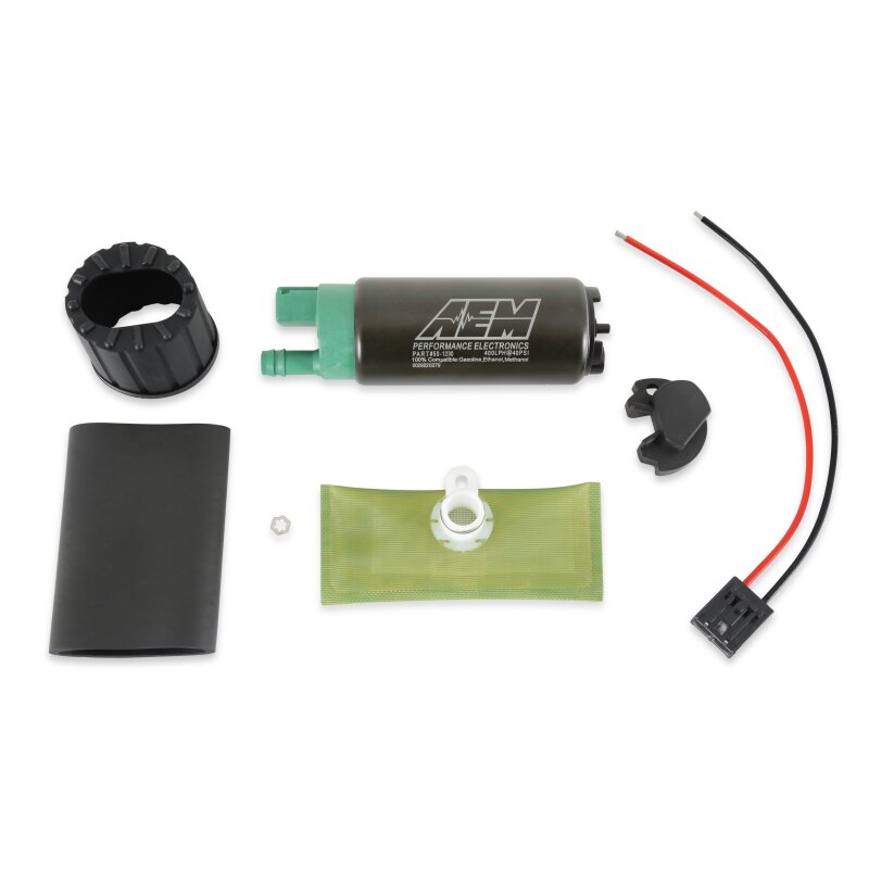 AEM 400 LPH High Flow In-Tank Fuel Pump Kit - Double Barb - Ethanol Compatible