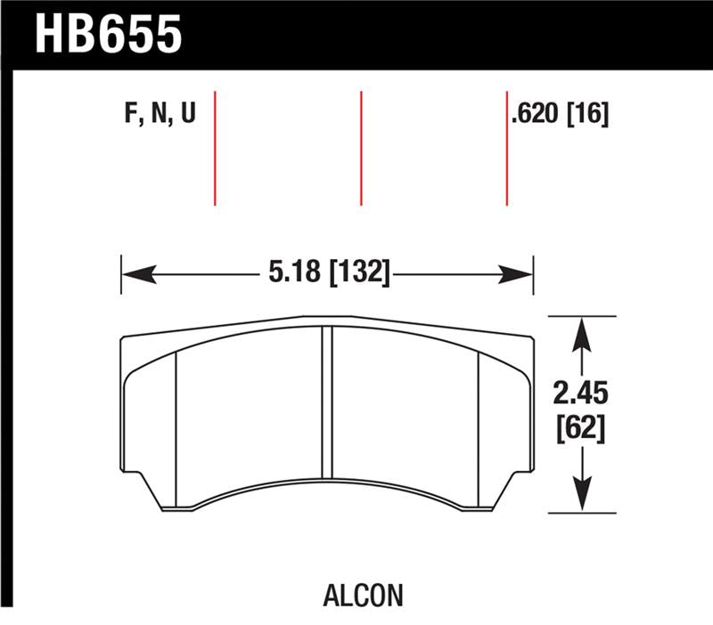 Hawk Alcon Street HPS Brake Pads