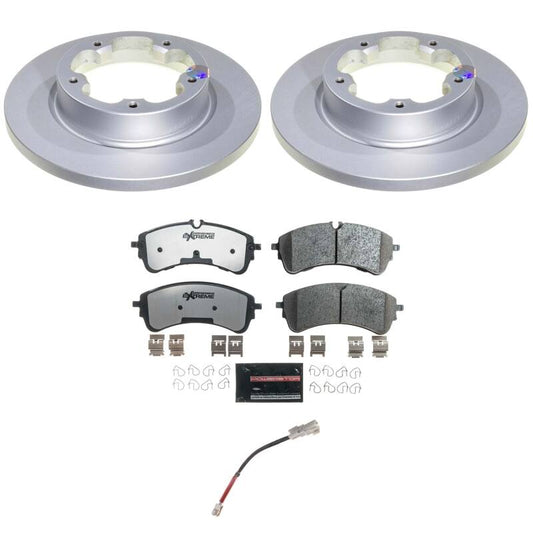 Power Stop 22-24 Ford E-Transit Rear Z36 Coated Truck & Tow Brake Kit