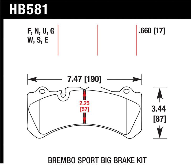 Hawk 09 Nissan GT-R R35 Brembo Blue 9012 Race Front Brake Pads