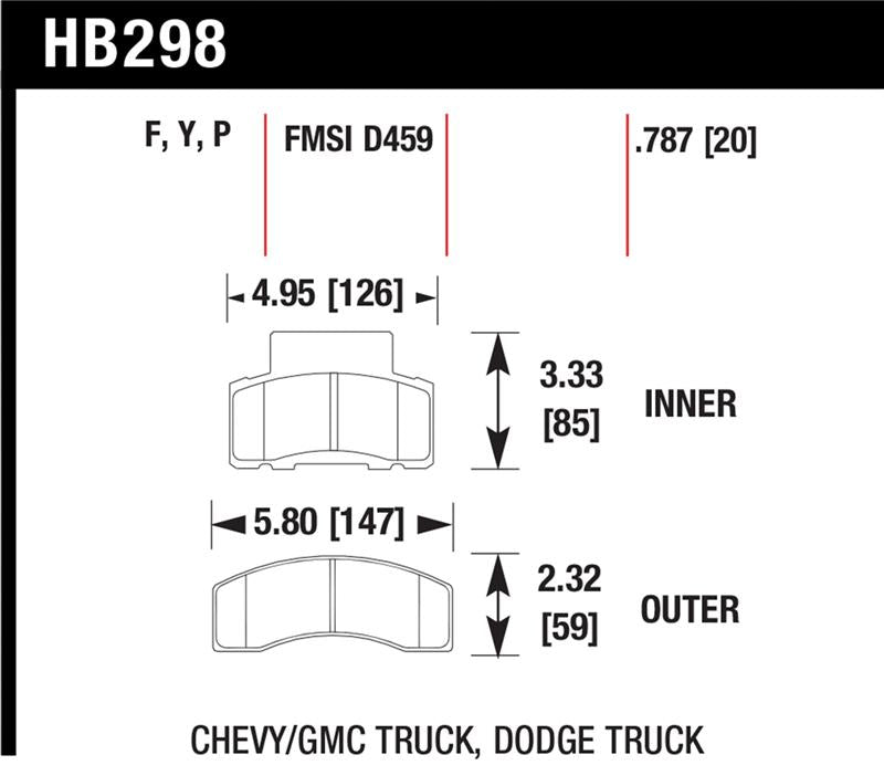 Hawk HPS Street Brake Pads