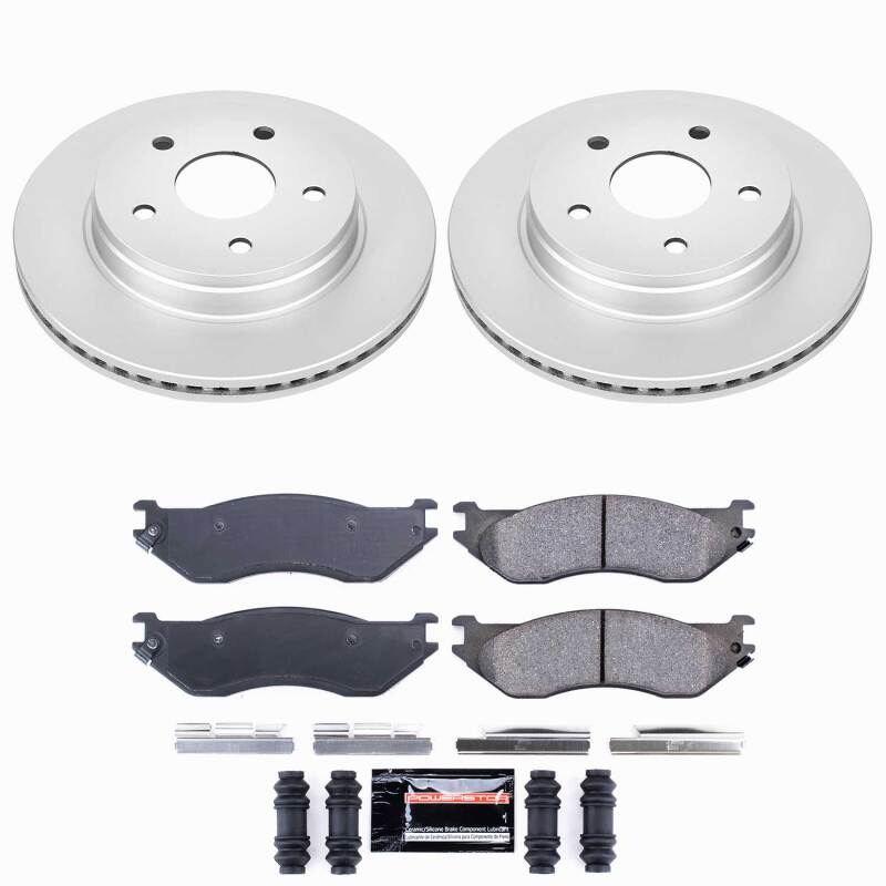 Power Stop 04-06 Dodge Durango Front Z23 Coated Brake Kit