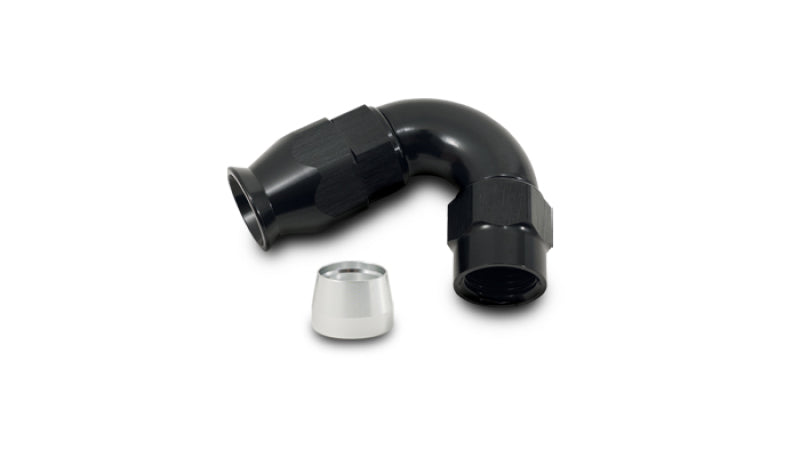 Vibrant -8AN 120 Degree Hose End Fitting for PTFE Lined Hose