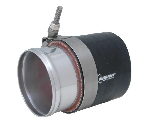 Vibrant Aluminum Joiner Coupling (2.25in Tube O.D. x 3in Overall Length)